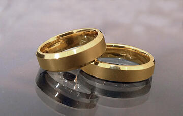 Anillo de matrimonio oro amarillo