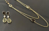 Cadena y aretes oro Amarillo