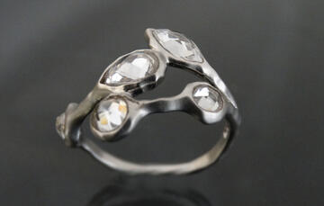 Anillo zirconia plata