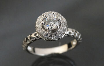 Anillo zirconia plata