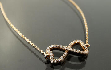 Pulsera oro rosado 